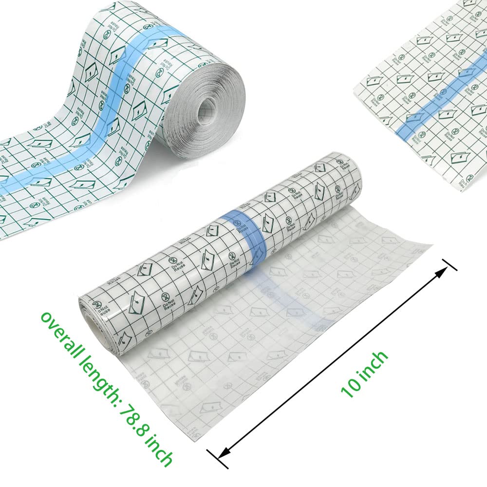 Flatoedu tattoo aftercare roll breathable protective layer for healing.
