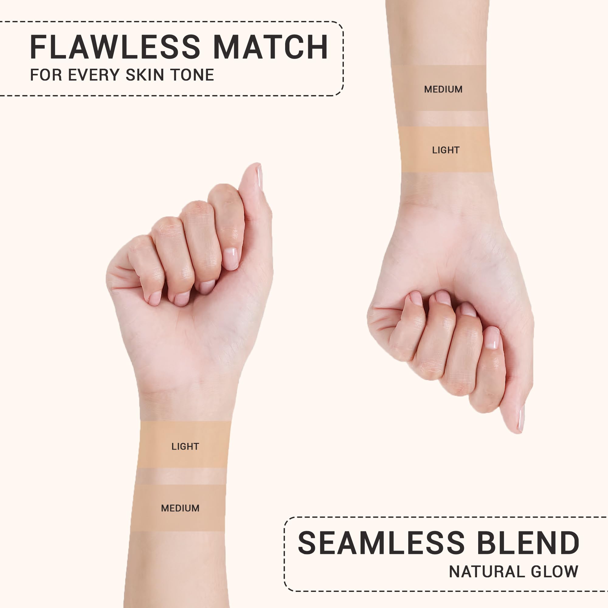 Flawless Radiance Bye Bye Foundation bottle with pump for easy application.