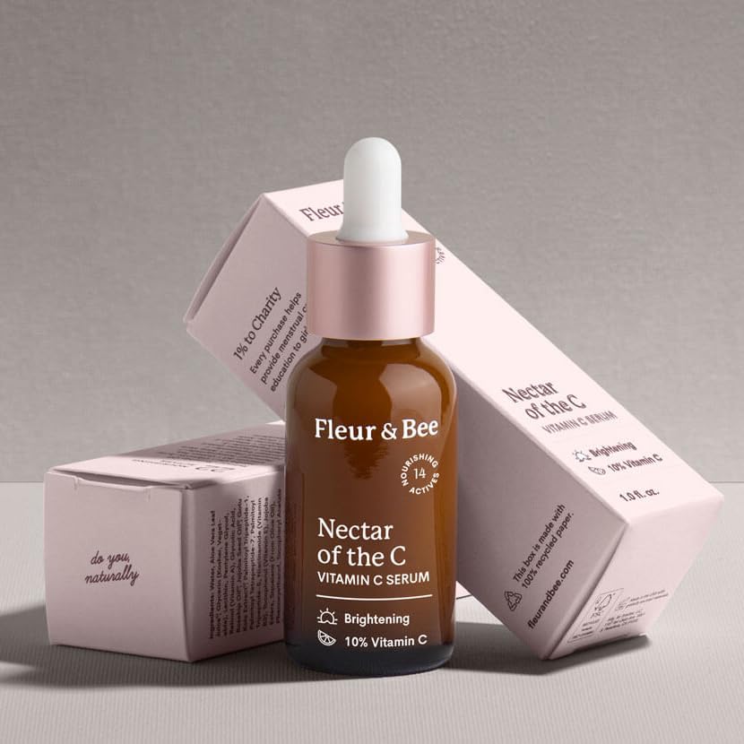 Sustainable packaging reflects Fleur & Bee's commitment to recycled paper.