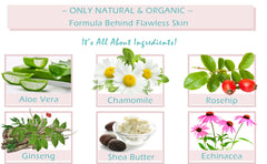 Fleur De Lis Naturals royal jelly application photo illustrating quick absorption