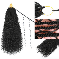 Fleurlyt Senegalese twist crochet hair 18 inch with natural-looking curls for everyday styling.