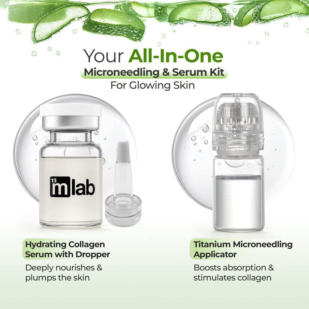 FLexiknee titanium microneedle enables even coverage with gentle stamping.
