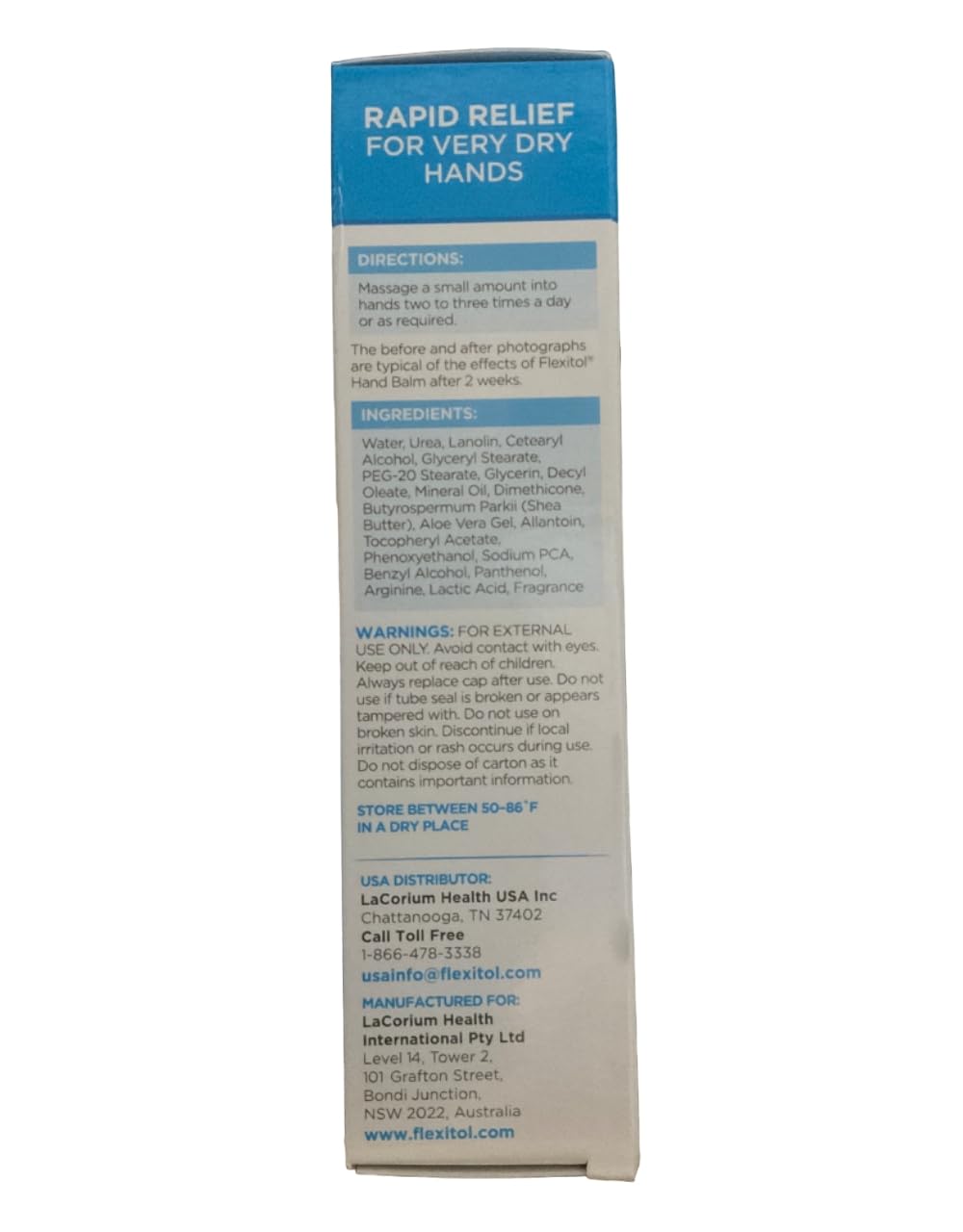 Flexitol Hand Balm pack of 4 offers ongoing hand care for daily use.