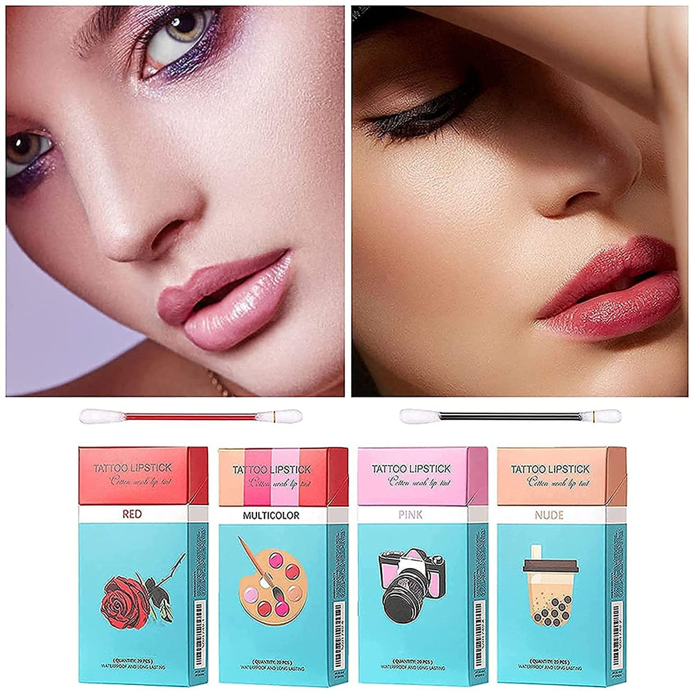 Gift ready FLIPNEX lip color set with bold shades.