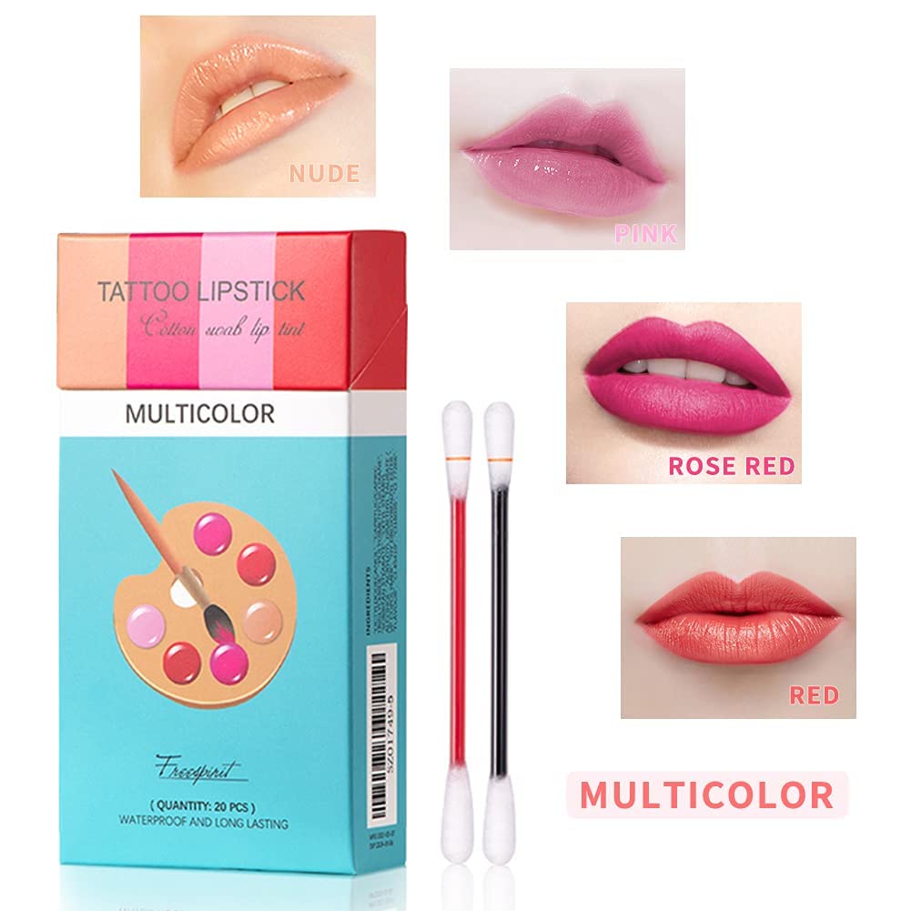 Long lasting color on lips using FLIPNEX tattoo lipstick.