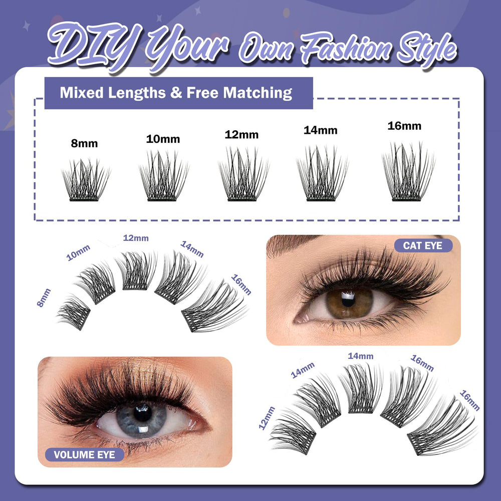 FLOMAZE reusable lashes showcase durability for repeated wear.