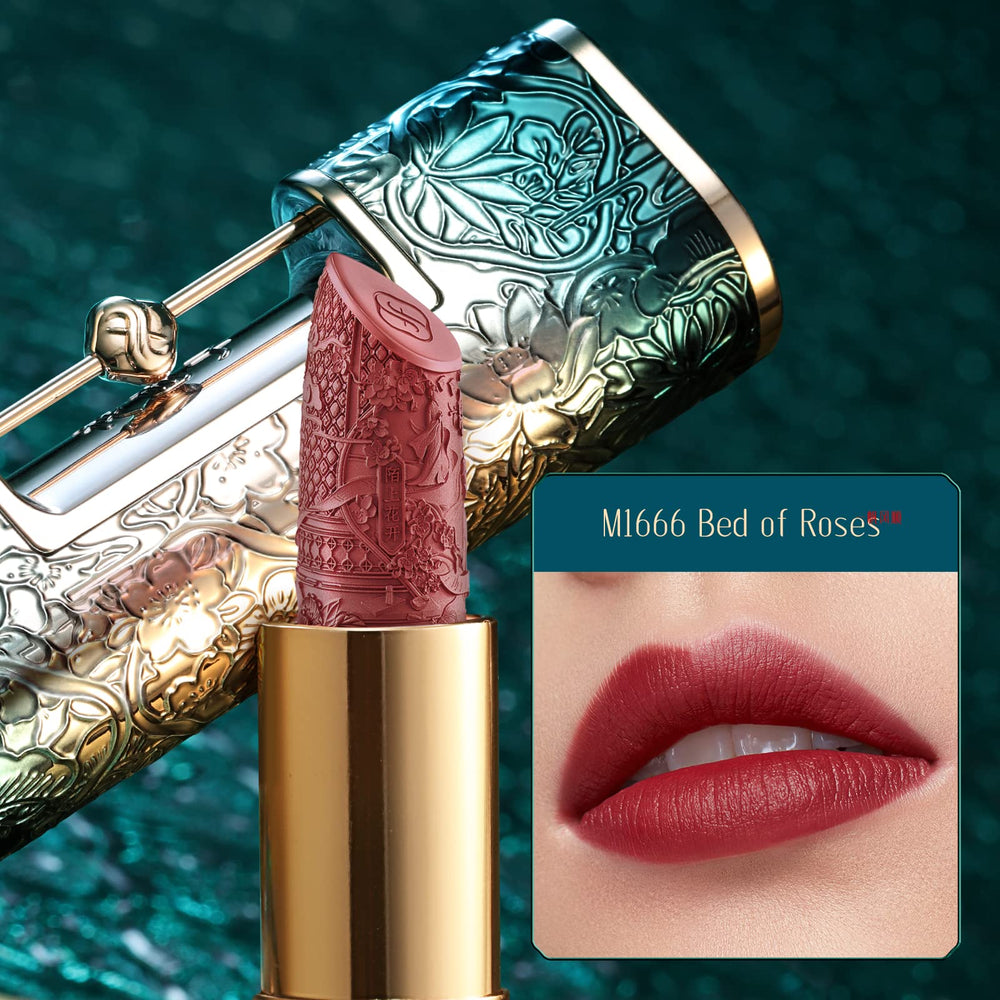 FLORASIS Blooming Rouge hibiscus-based formula nourishes lips with delicate moisture