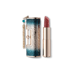FLORASIS Blooming Rouge Lock Lipstick artwork on packaging highlighting premium craftsmanship and ceremonial feel