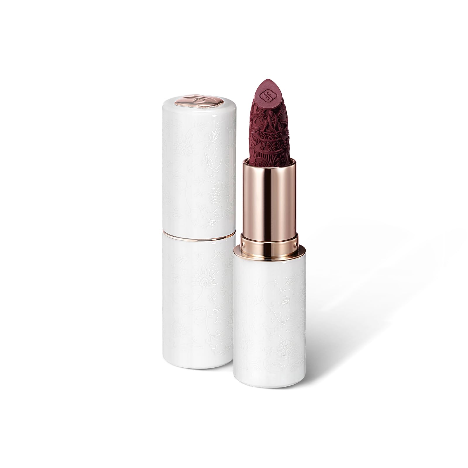 FLORASIS Blooming Rouge porcelain-texture finish for smooth feather light application