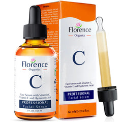 Florence Vitamin C Serum bottle for brighter, hydrated skin