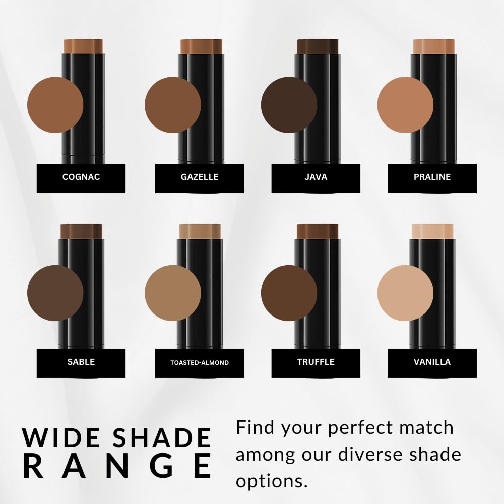 Flori Roberts Base Strokes deep shade provides rich, even skin.