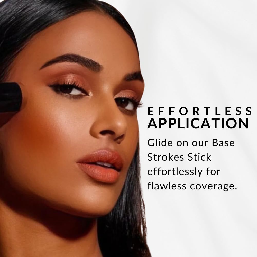 Flori Roberts Base Strokes Close-up shows creamy texture and natural finish