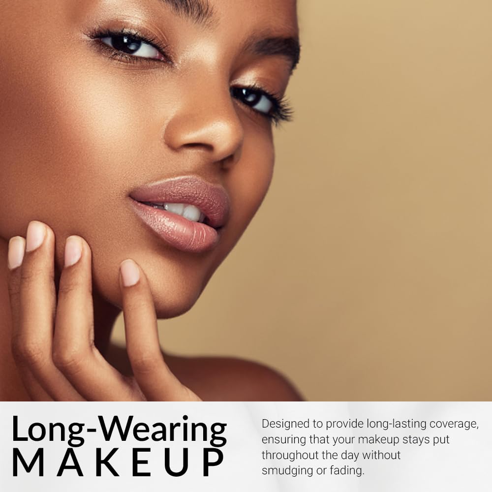 Texture of Flori Roberts foundation delivering a soft matte look