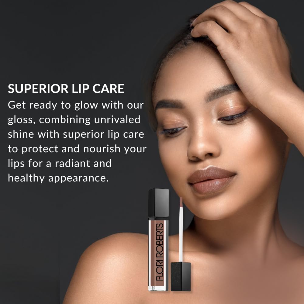 Flori Roberts Lip Shine enriched with vitamin E and beeswax nourishing lips