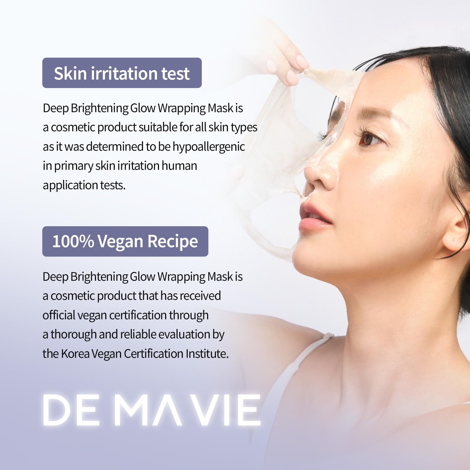 FLORIAN LIFE DE MA VIE 40-minute treatment showing clear film formation
