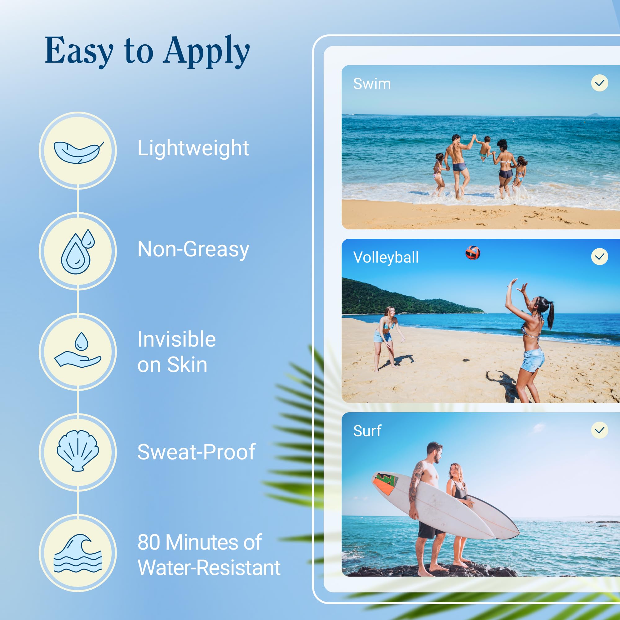 Florida Glow spray application on the arm for quick, even coverage.