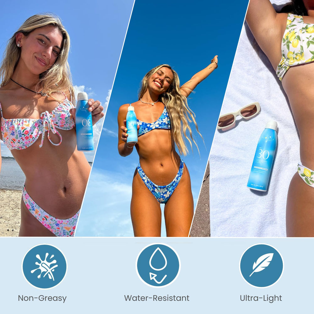 Coconut oil formulation from Florida Glow moisturizes skin in sun.