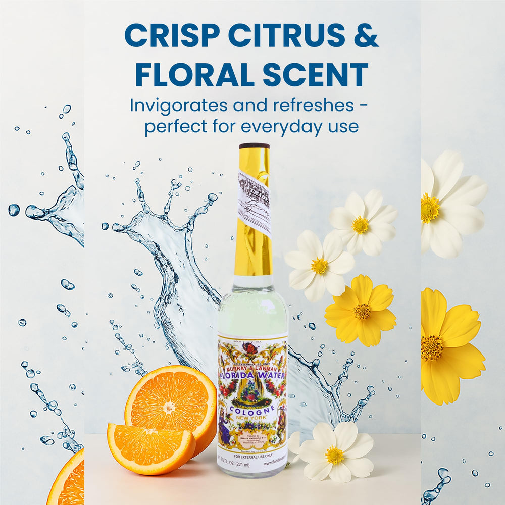Florida Water Soap bar angled view for everyday cleansing with iconic scent.