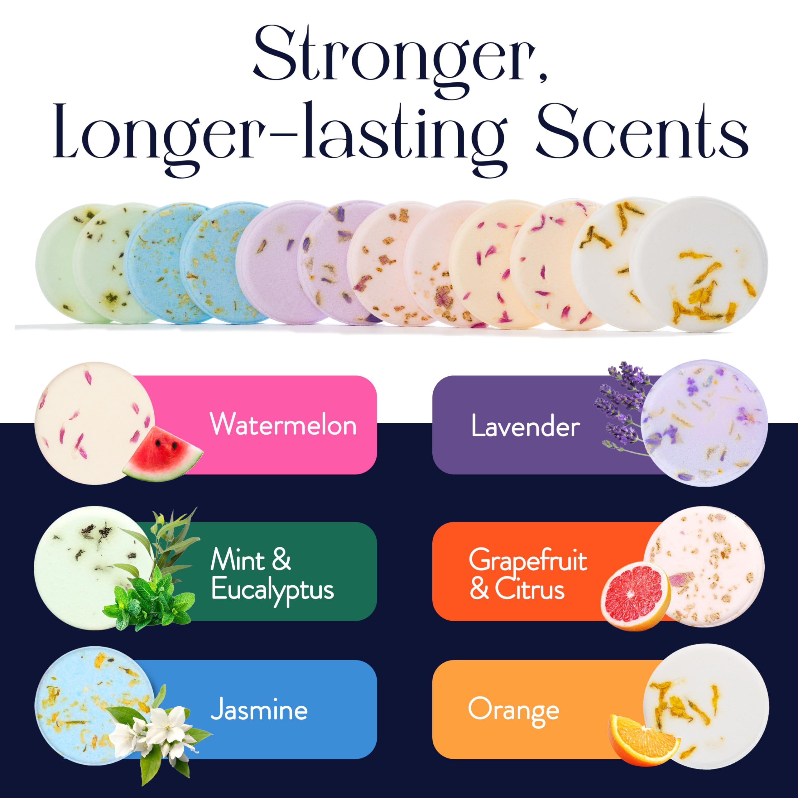Flovista at-home spa experience with relaxing shower steamers