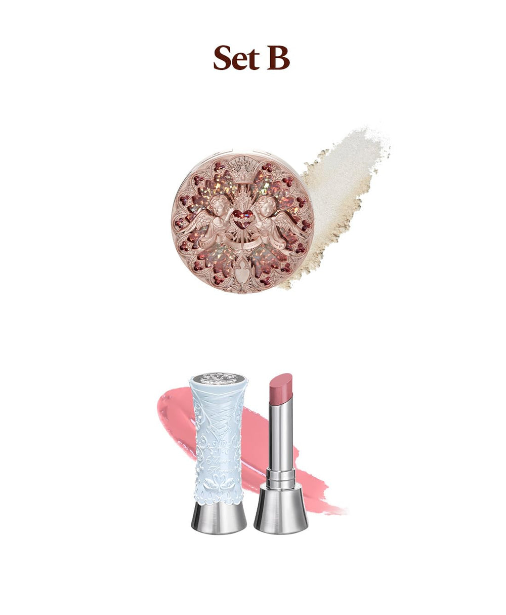 Flower Knows Little Angel Highlighter L03, luminous glow for a fairy-tale finish.
