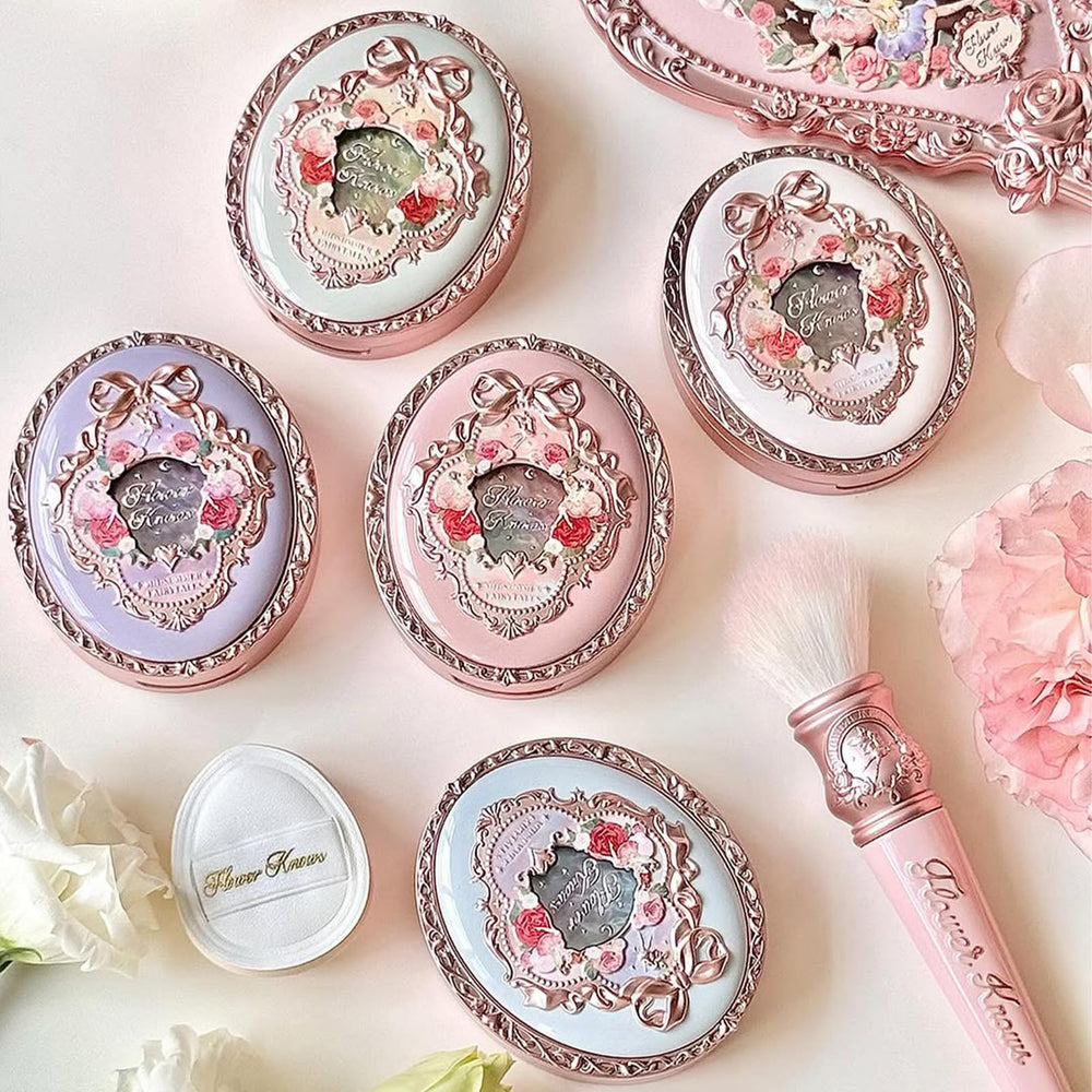 Flower Knows vintage-inspired packaging adds whimsy to the blush presentation