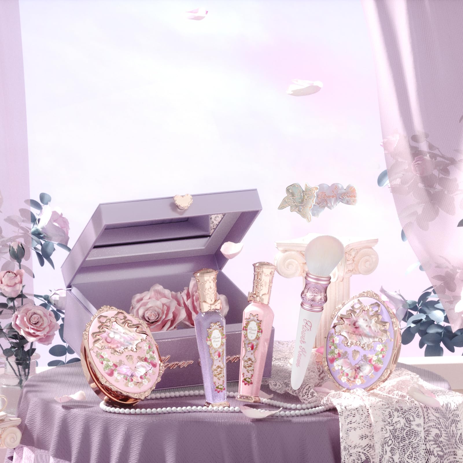 Flower Knows Romantic Blossom blush adds soft, rosy cheek color