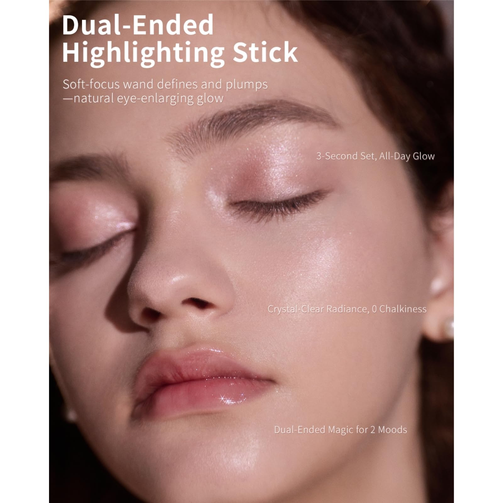 Flower Knows Shell's Jewel Peachy Pink shimmer brightens skin with natural warmth.