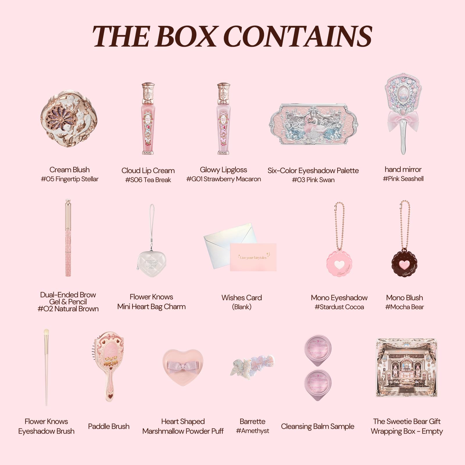 Flower Knows Strawberry Rococo Lip Gloss provides hydrating shine and color
