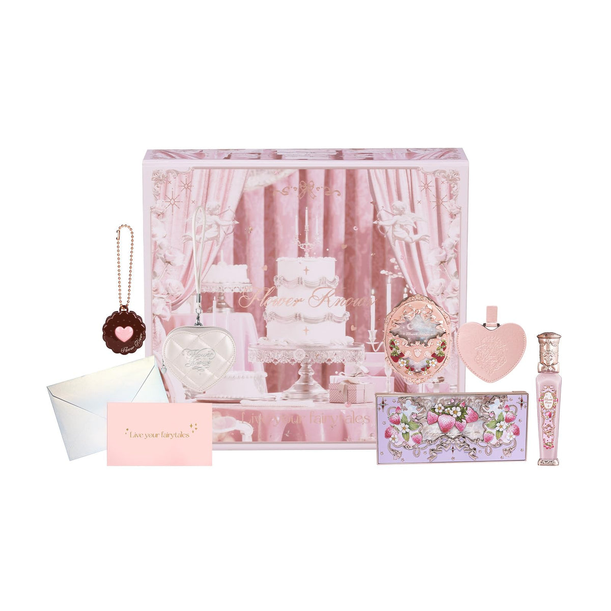 Flower Knows Strawberry Rococo palette for versatile romantic eye looks