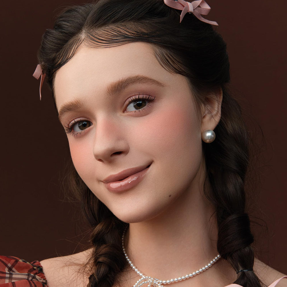 Flower Knows almond nude swatch shows warm flattering tone on many skin tones