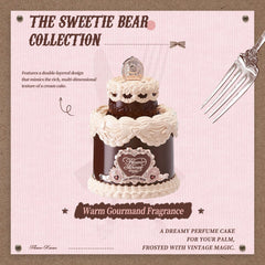 Flower Knows Sweetie Bear shell swirl detail enhances luxe presentation.