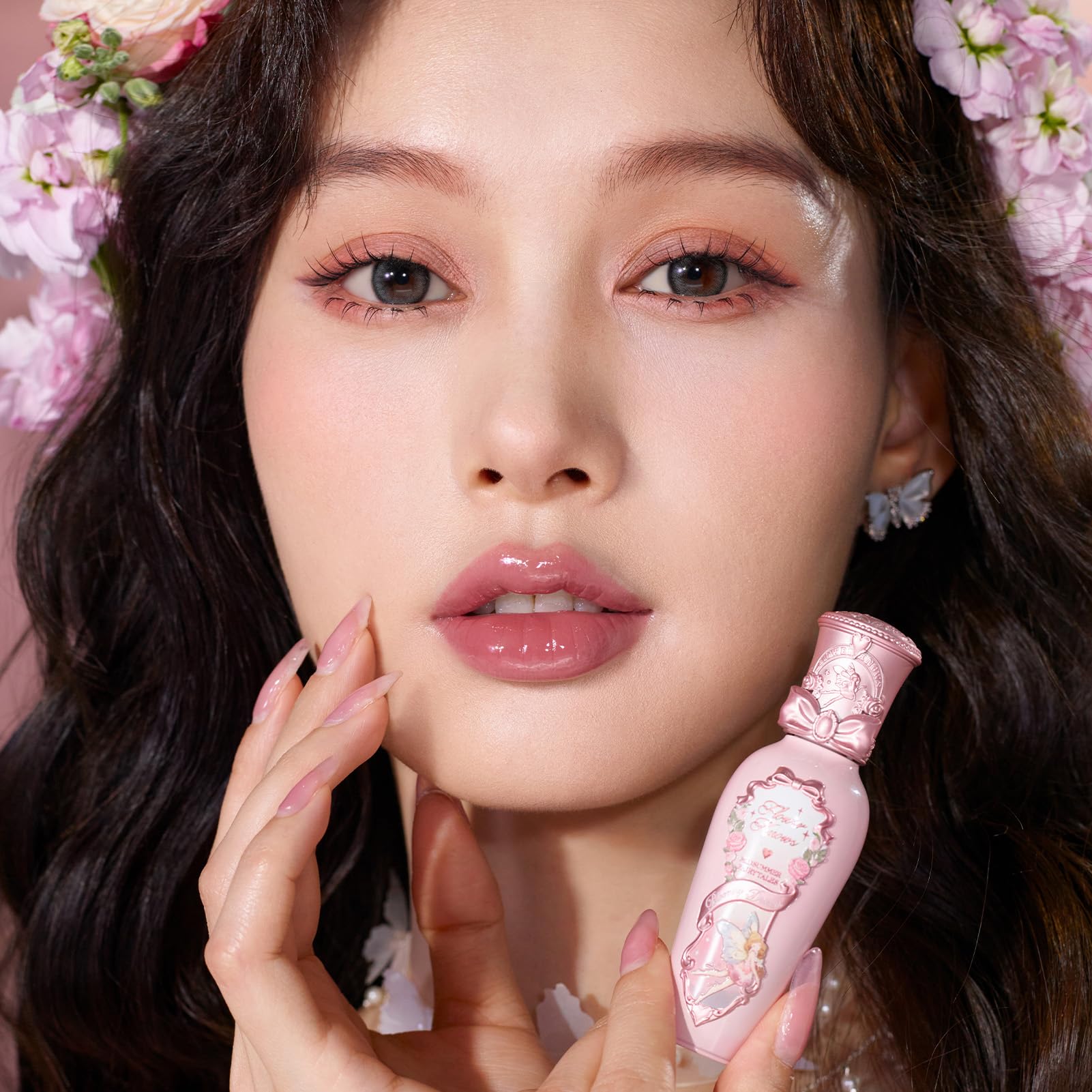 Flower Knows tinted lip oil smooths lines and prevents bleed