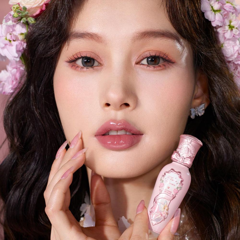 Flower Knows tinted lip oil smooths lines and prevents bleed
