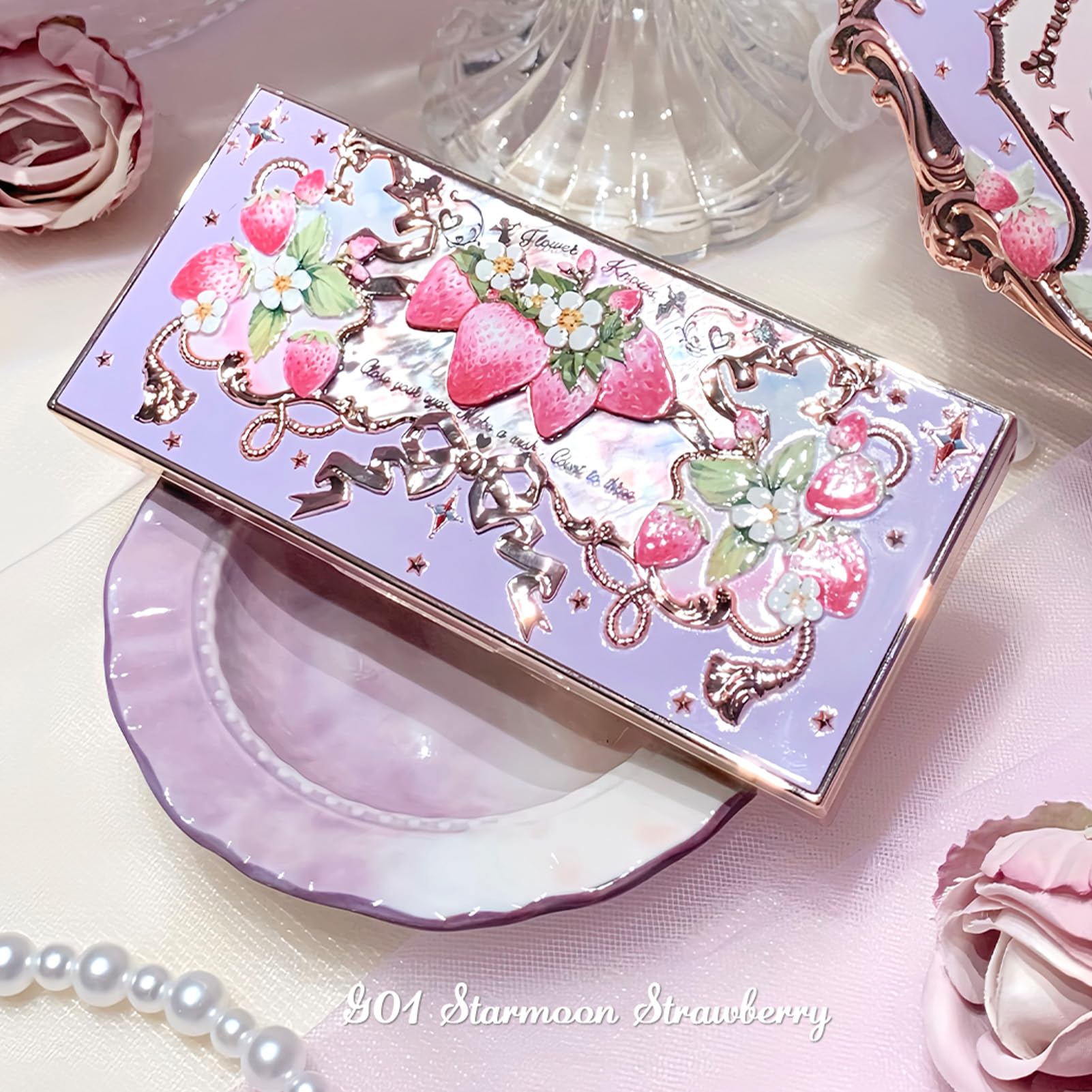 Flower Knows Violet Strawberry Rococo palette versatile shades for everyday glam.