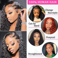 Flower Shadow Brazilian human hair wig true-to-length 30 inch for dramatic style