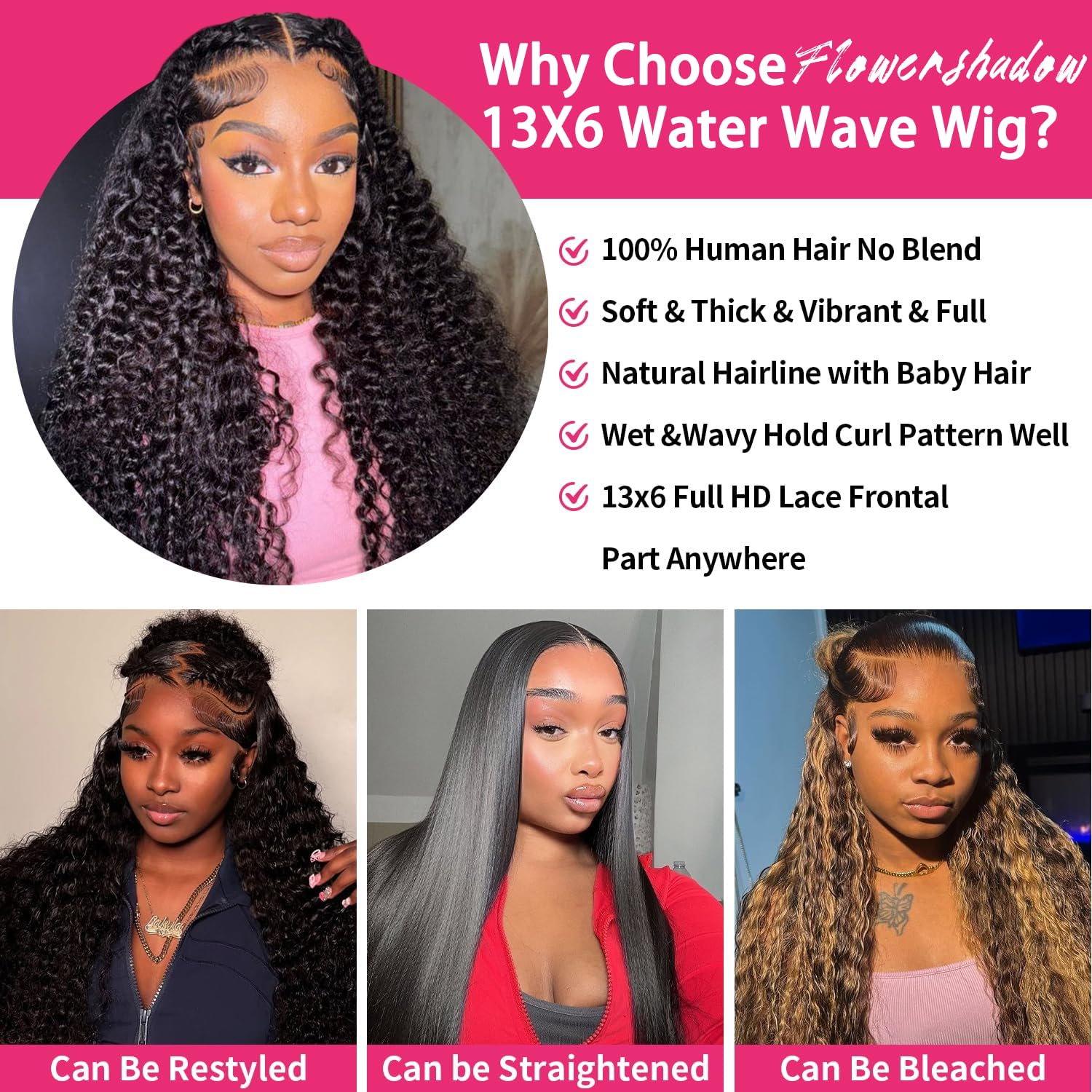 Flower Shadow HD Swiss lace frontal blends with skin tone for natural part