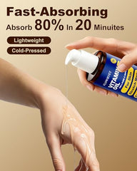 FLOWHYET bottle pour demonstrates lightweight texture ideal for daily body care.