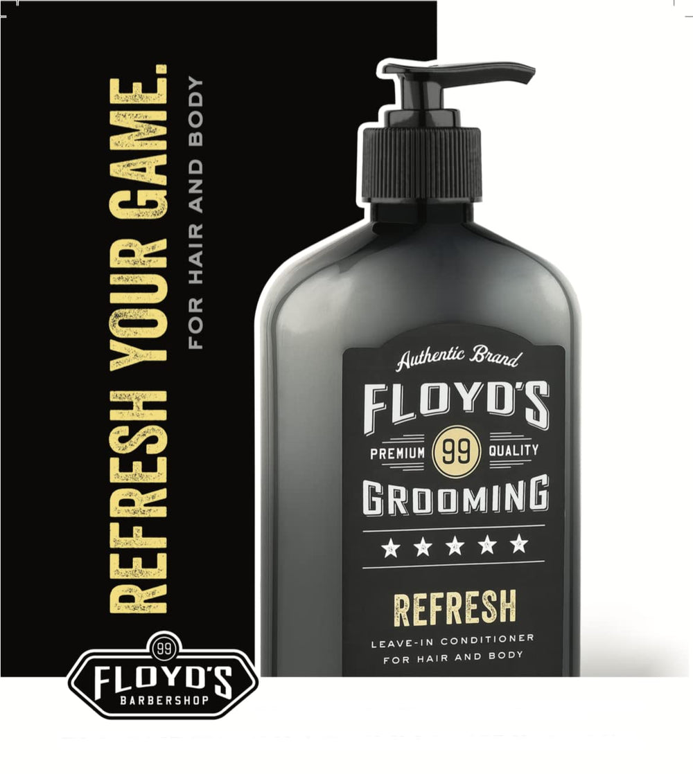 Floyd's 99 Refresh on shelf, offering mint cooling for scalp