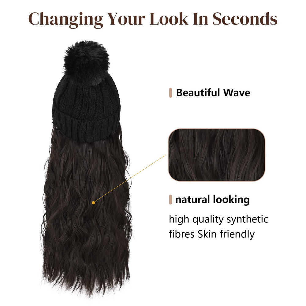 Flufymooz 20-inch extension blends naturally for fuller, effortless style.