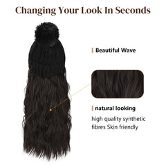 Flufymooz 20-inch extension blends naturally for fuller, effortless style.