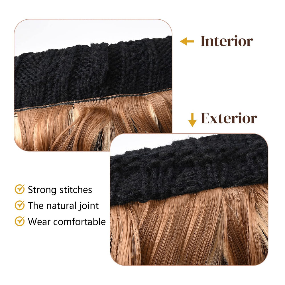 Flufymooz wig enables instant look changes with added length and volume.