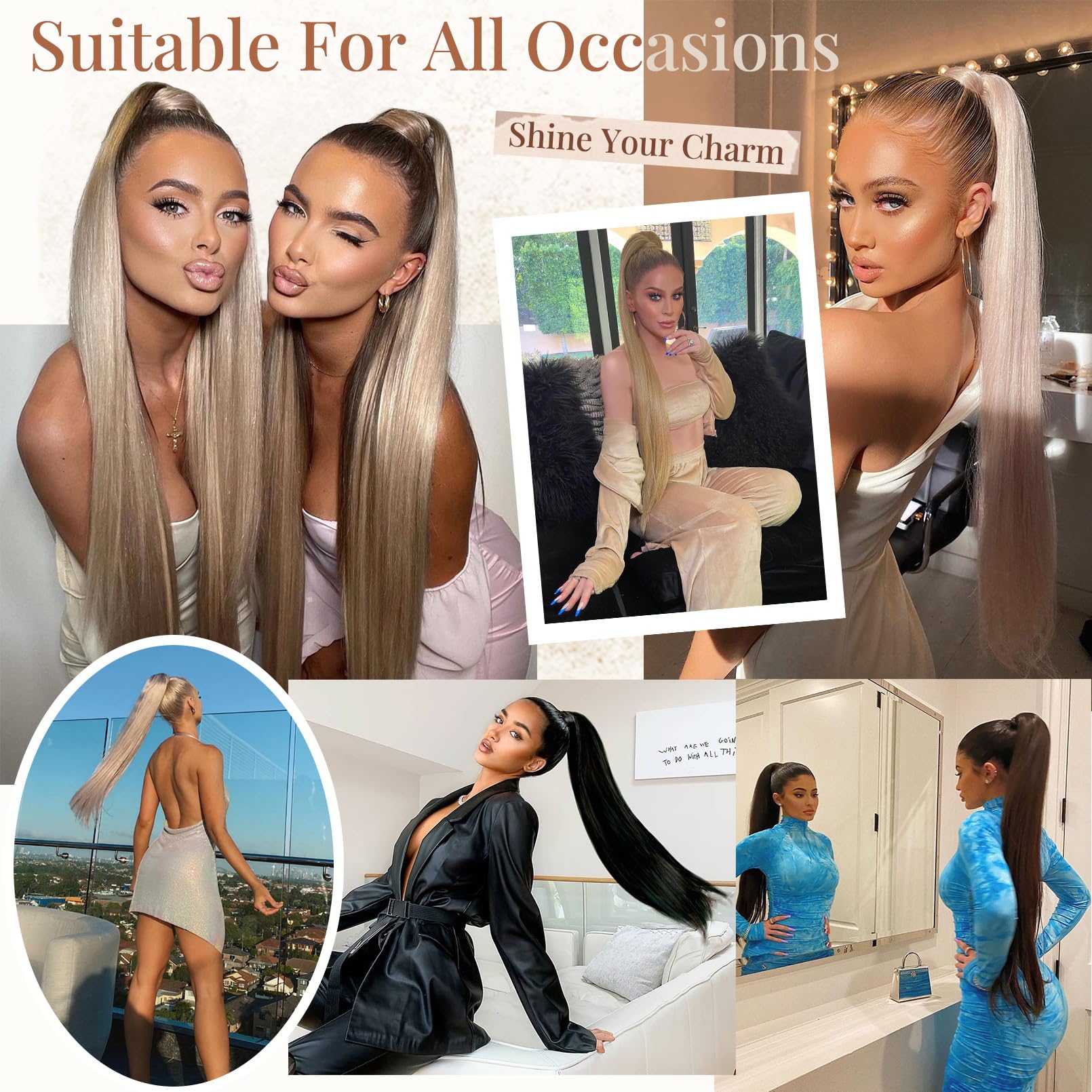 Flufymooz lightweight synthetic hair offers tangle-free movement