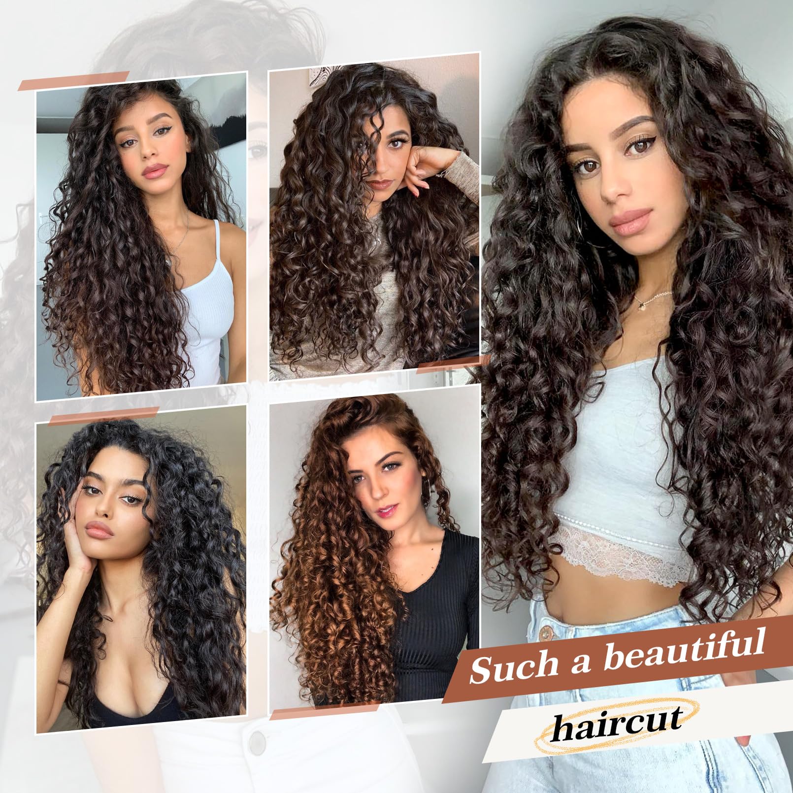 Flufymooz clips-in extensions blending with natural hair.