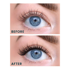 FlutterHabit Bestie Lash Clusters 11-13 mm fibers blend with lashes.