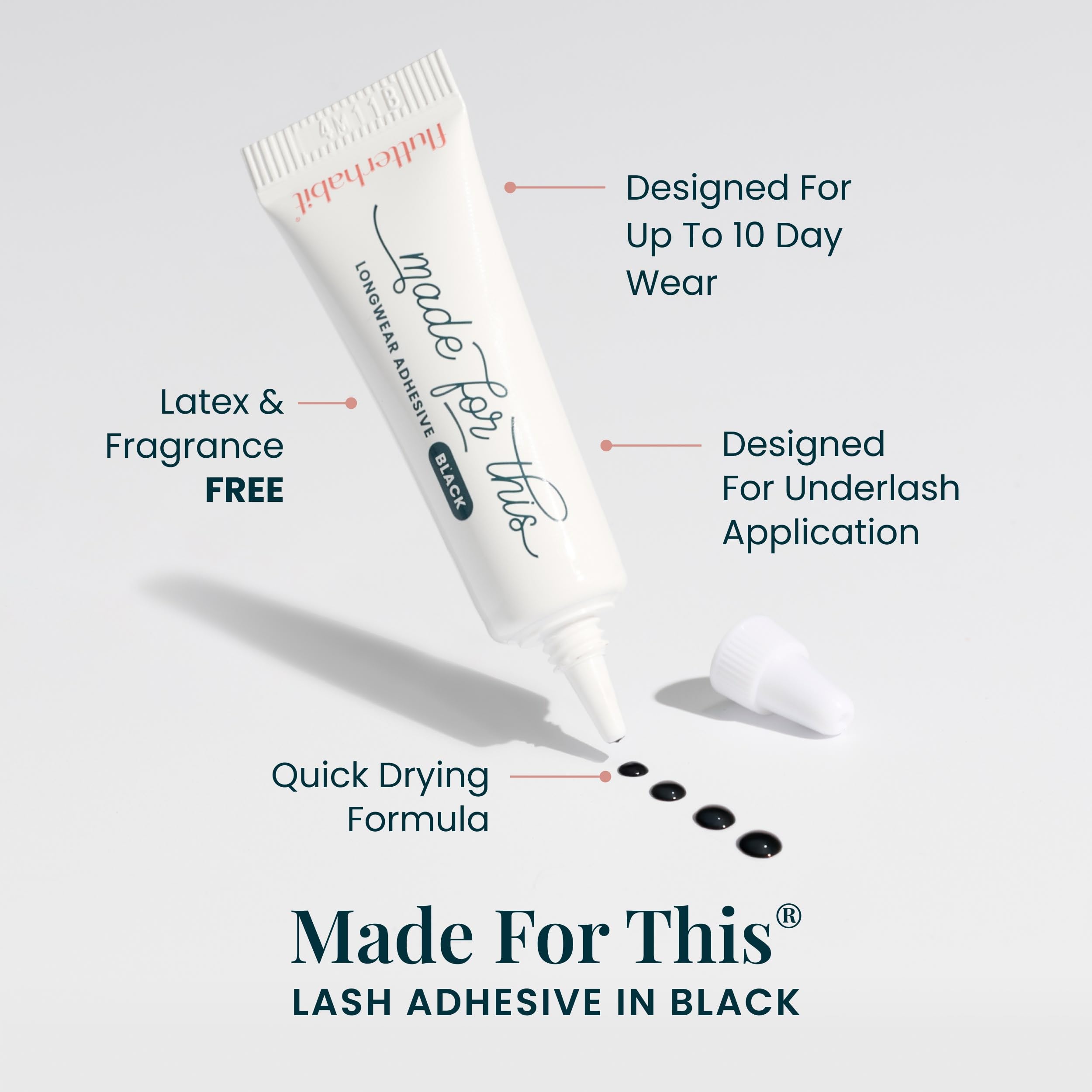 FlutterHabit Flirt Ready Set water-resistant lashes with proper adhesive.