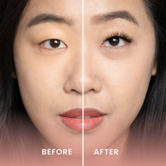 FlutterHabit lashes base application close-up illustrating secure base attachment