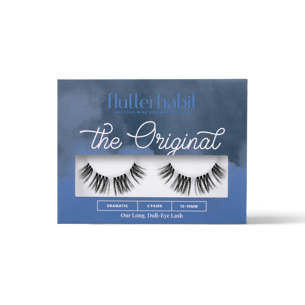 FlutterHabit Original Lashes box front showing packaging for quick style decisions