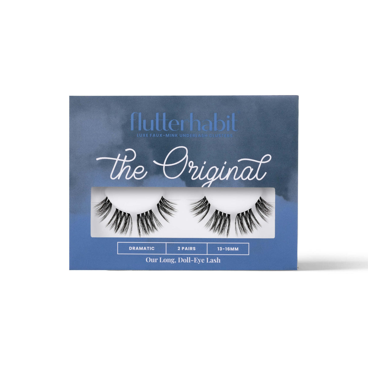 FlutterHabit Original Lashes box front showing packaging for quick style decisions