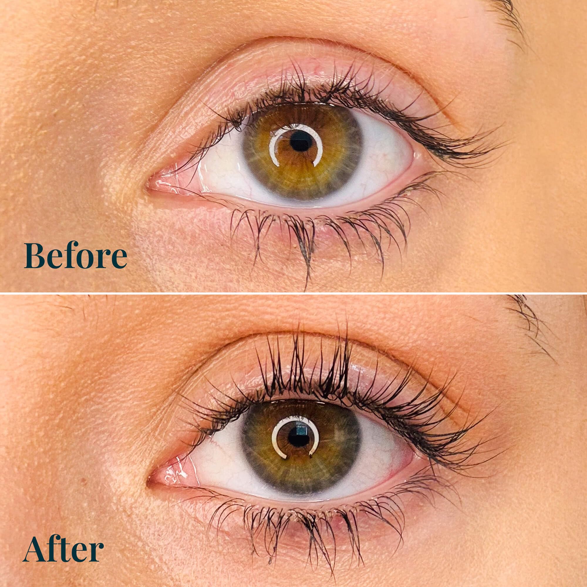 FlutterHabit lash serum with applicator brush for precise nightly conditioning.