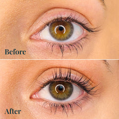 FlutterHabit lash serum with applicator brush for precise nightly conditioning.